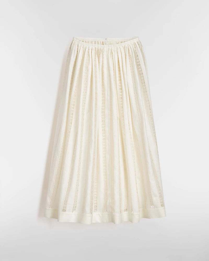 Dioriviera Embroidered Mid-Length Skirt