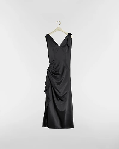 Long Draped Dress