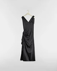 Long Draped Dress