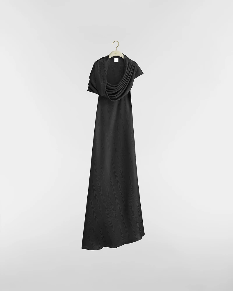 Long Draped Dress