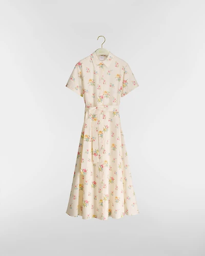 Mid-Length Belted Shirtdress