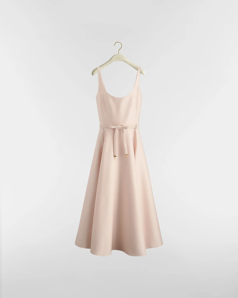 Mid-Length Belted Dress
