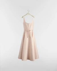Mid-Length Belted Dress