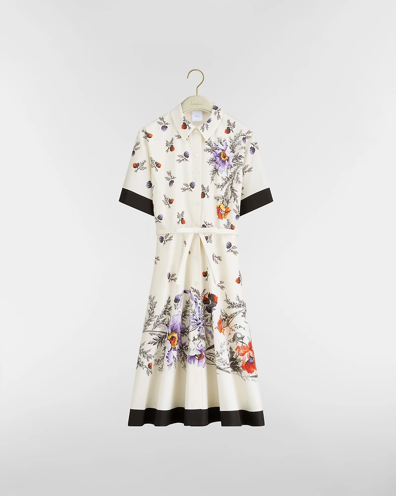 Mid-Length Belted Shirtdress