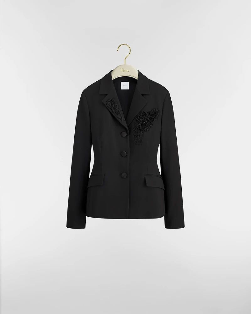 Embroidered Bar Jacket