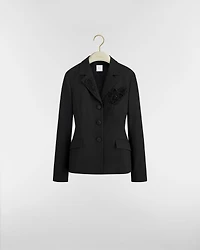 Embroidered Bar Jacket