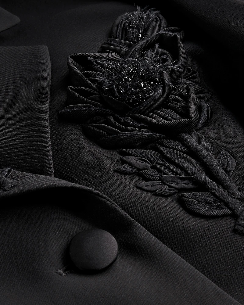 Embroidered Bar Jacket