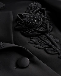 Embroidered Bar Jacket