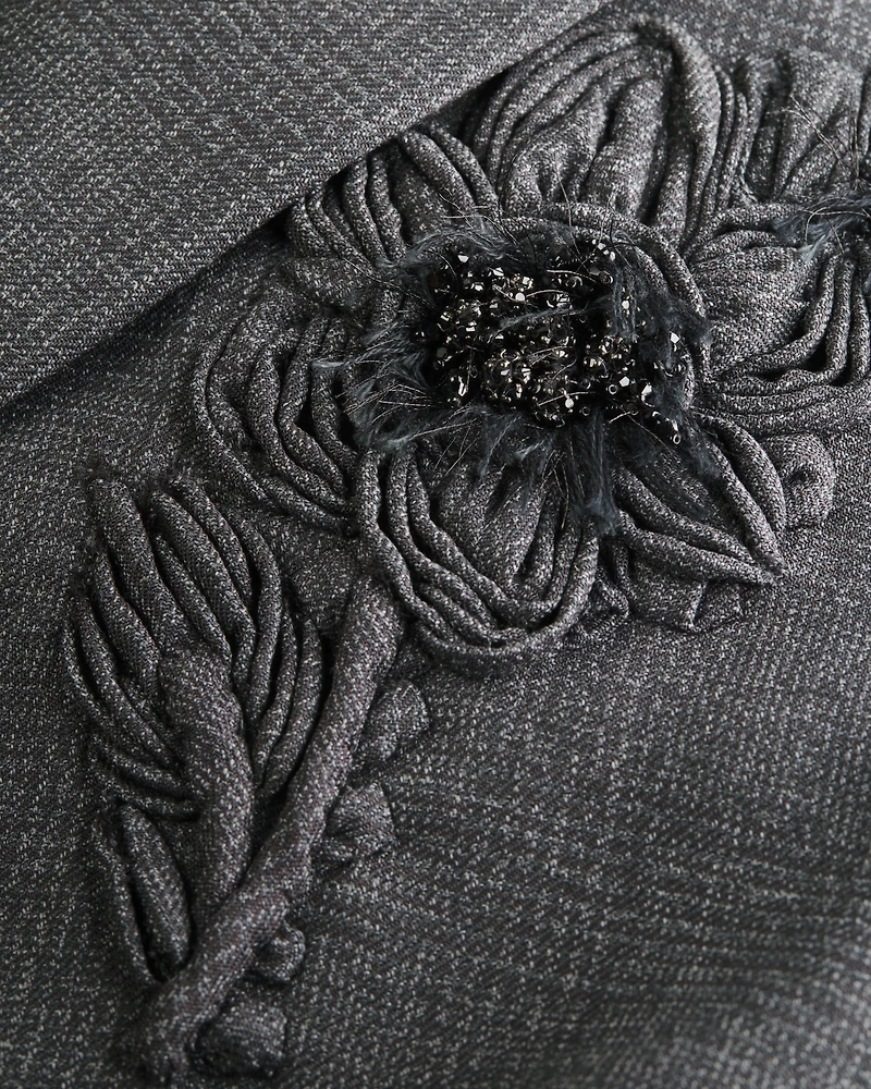 Embroidered Bar Jacket