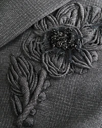 Embroidered Bar Jacket