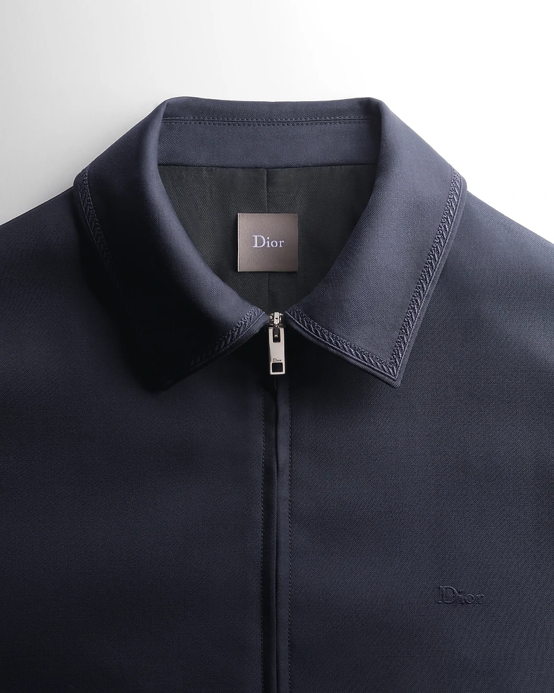 Zipped Jacket with Dior Moulures Embroideries