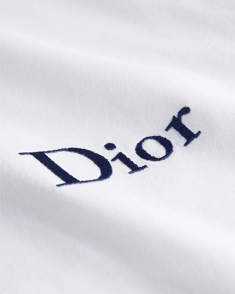 T-Shirt with Dior Embroidery