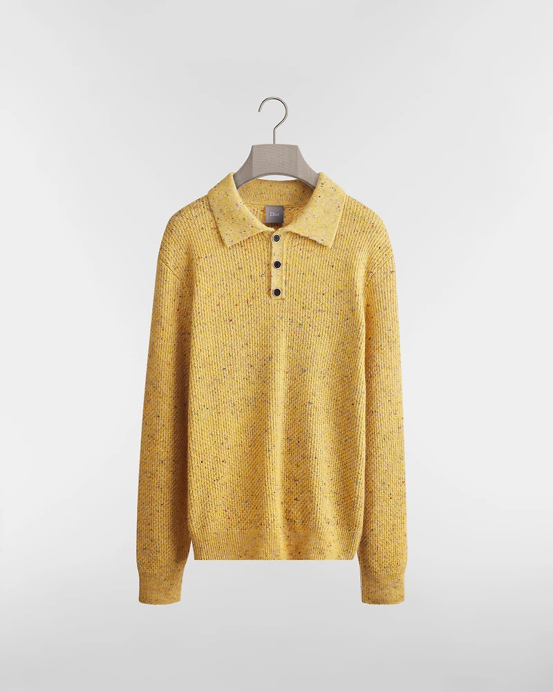 Sweater with Buttoned Collar, Regular Fit
