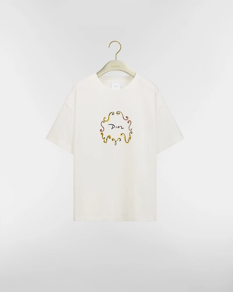 Dioriviera Oversized Embroidered T-Shirt