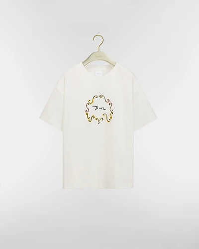 Dioriviera Oversized Embroidered T-Shirt