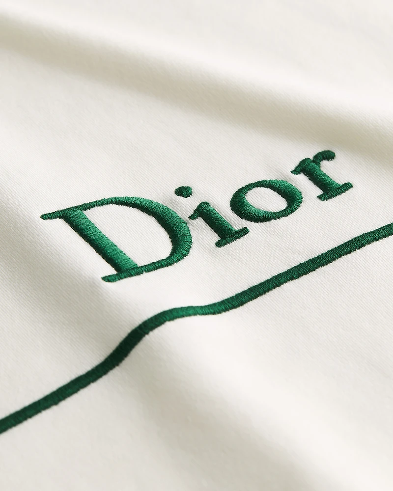 Oversized Embroidered Book Cover T-Shirt