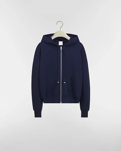 Dior Médaillon Zipped Cardigan with Hood