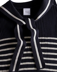 Dioriviera Dior Marinière Straight Dress with Sailor Collar
