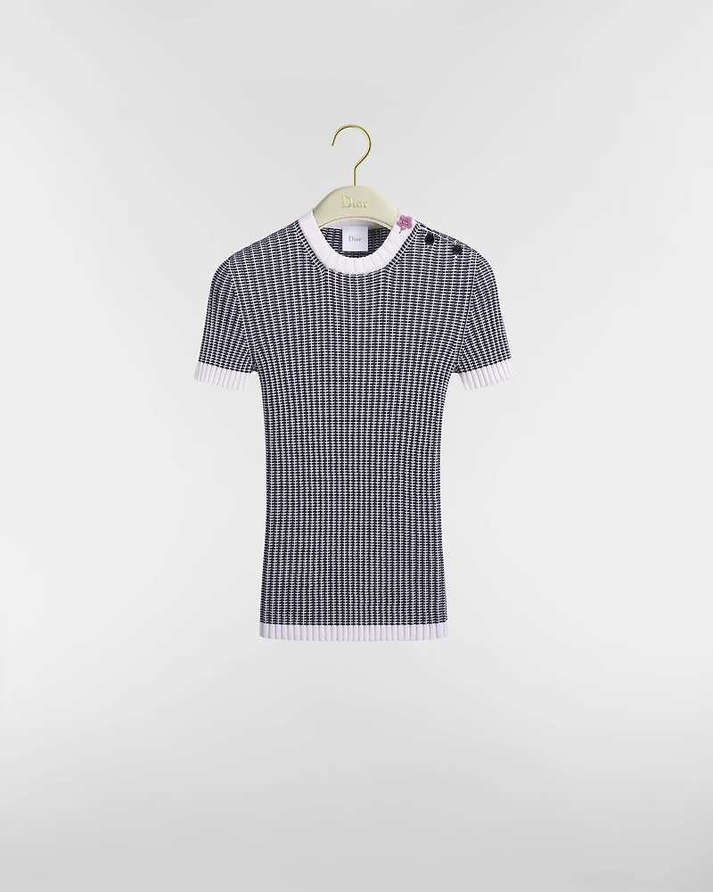 Dioriviera Short-Sleeved Fitted Sweater