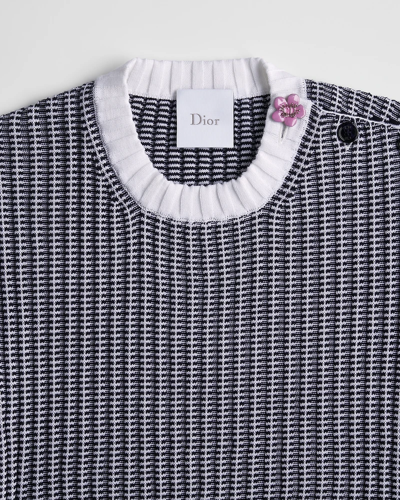 Dioriviera Short-Sleeved Fitted Sweater