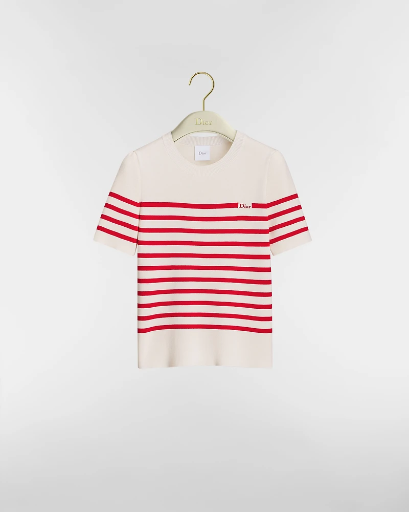 Dioriviera Dior Marinière Short-Sleeved Sweater