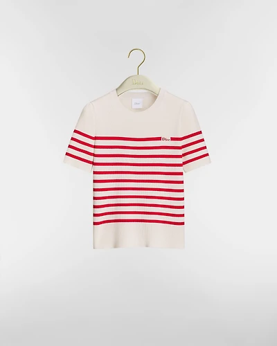 Dioriviera Dior Marinière Short-Sleeved Sweater
