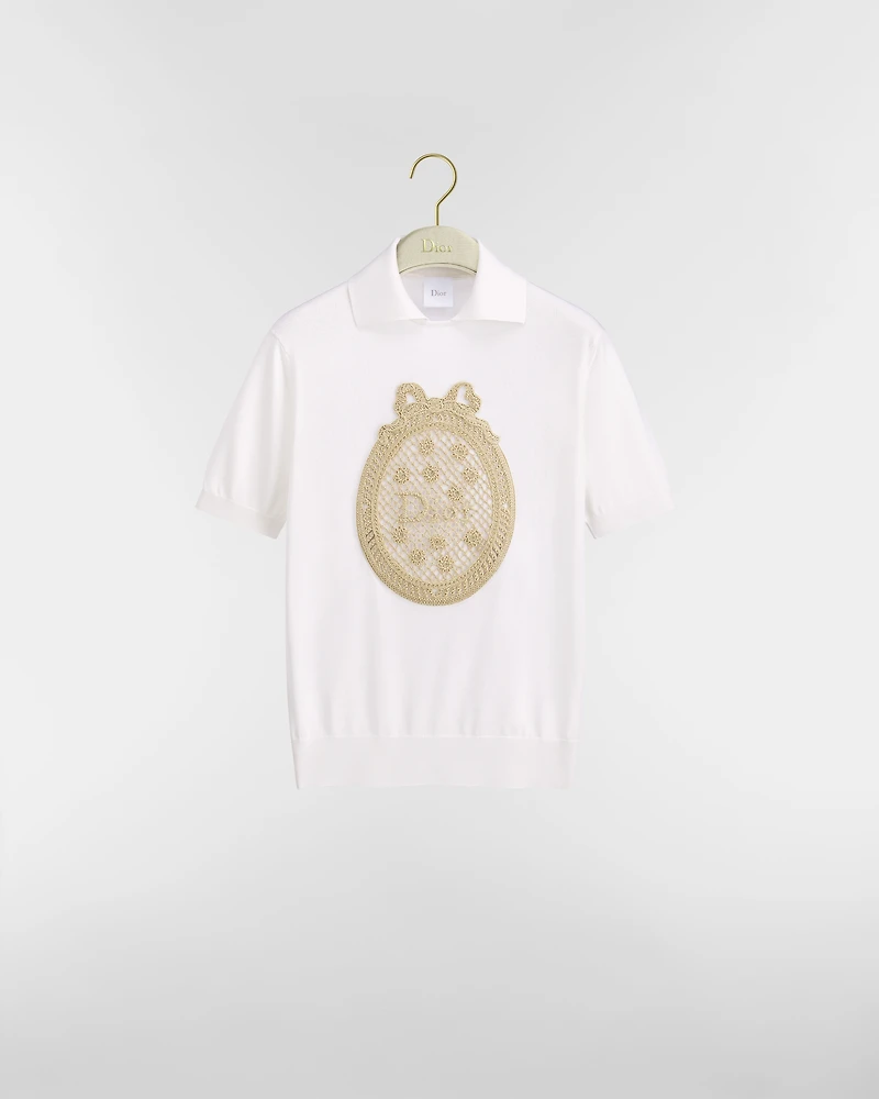 Dioriviera Dior Médaillon Short-Sleeved Sweater
