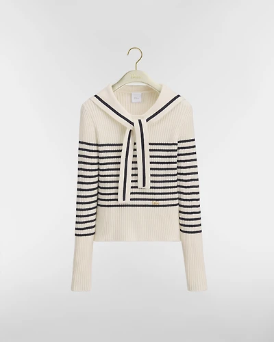 Dioriviera Dior Marinière Sweater with Sailor Collar
