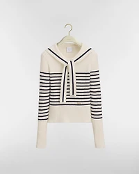 Dioriviera Dior Marinière Sweater with Sailor Collar
