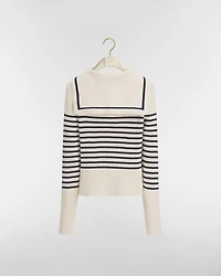 Dioriviera Dior Marinière Sweater with Sailor Collar