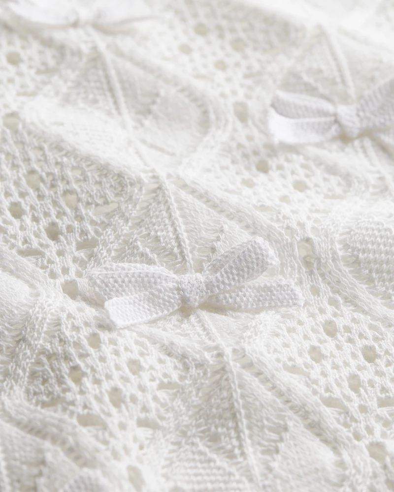 Dioriviera Embroidered Short-Sleeved Sweater