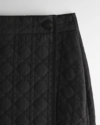 Straight Macrocannage Wrap Miniskirt