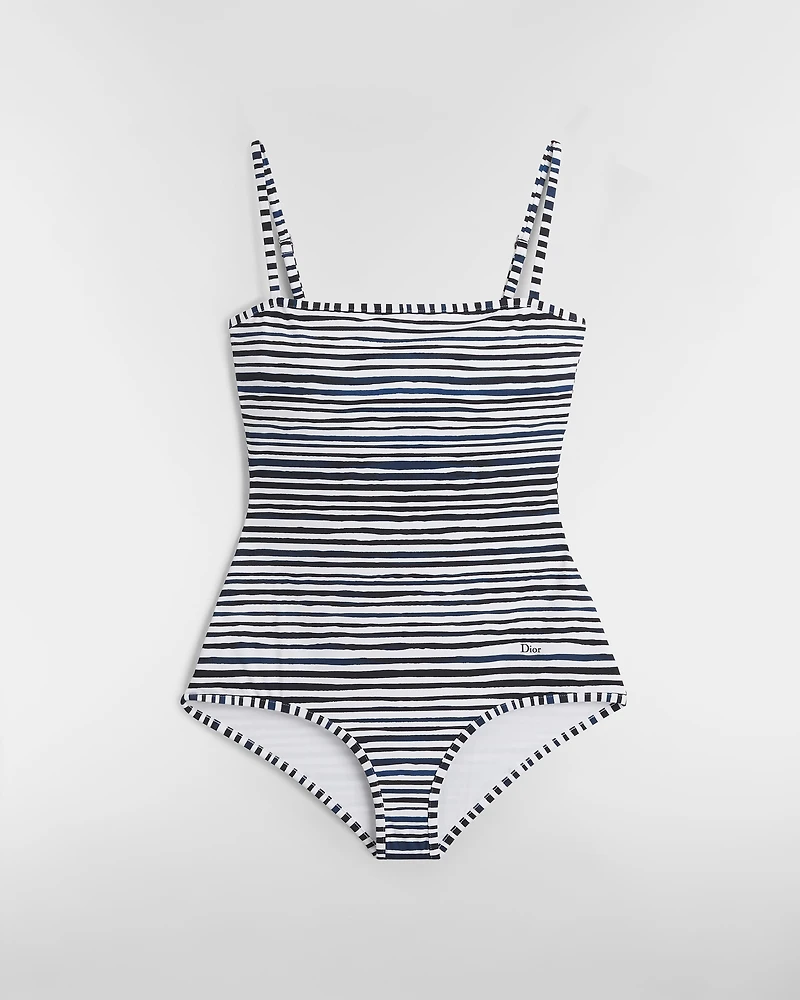Dioriviera Dior Marinière One-Piece Swimsuit