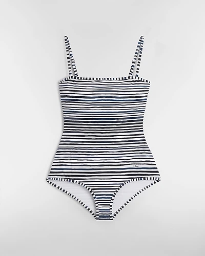 Dioriviera Dior Marinière One-Piece Swimsuit