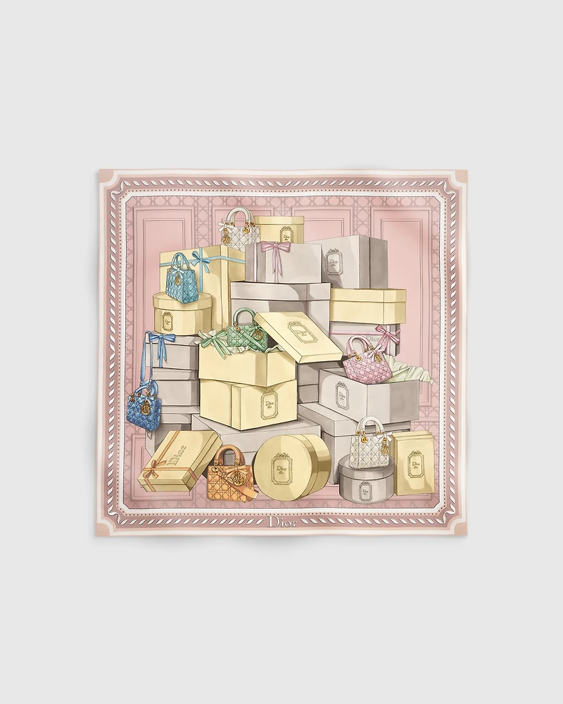 Dior Treasures 90 Square Scarf