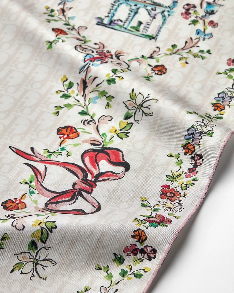 Dioriviera Dior Arabesque 90 Square Scarf