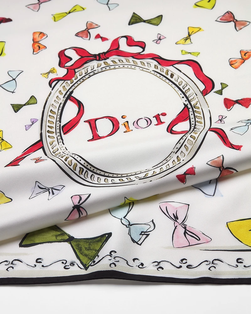 Dioriviera Dior Bows 90 Square Scarf