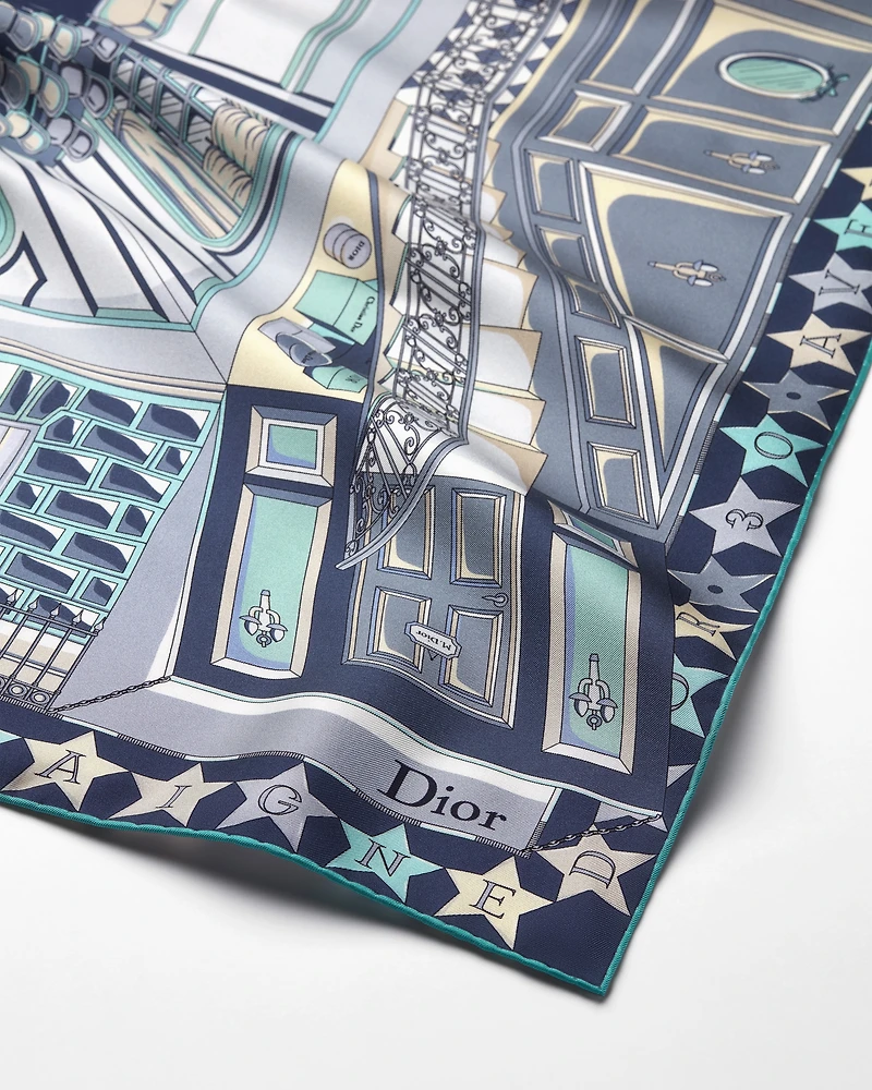 Inside Dior Avenue 90 Square Scarf