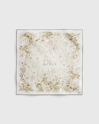 Dioriviera Toile de Jouy Floral Garden 90 Square Scarf
