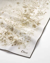 Dioriviera Toile de Jouy Floral Garden 90 Square Scarf