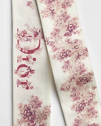 Dior Lilac Bouquet Mitzah Scarf