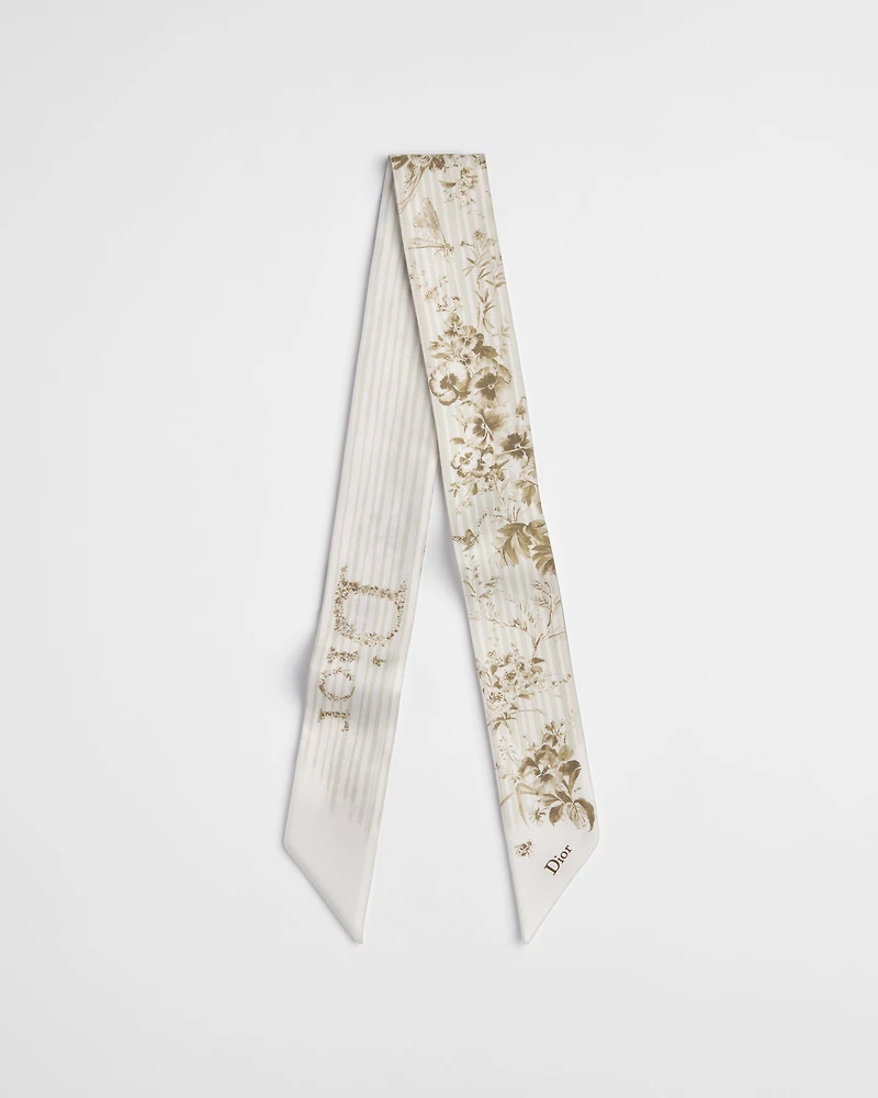 Dioriviera Toile de Jouy Floral Garden Mitzah Scarf