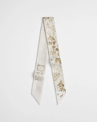 Dioriviera Toile de Jouy Floral Garden Mitzah Scarf
