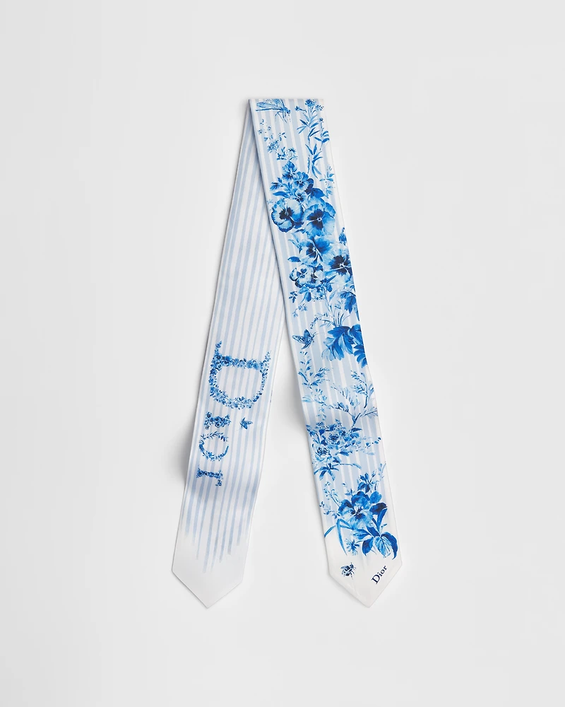 Dioriviera Toile de Jouy Floral Garden Maxi Mitzah Scarf
