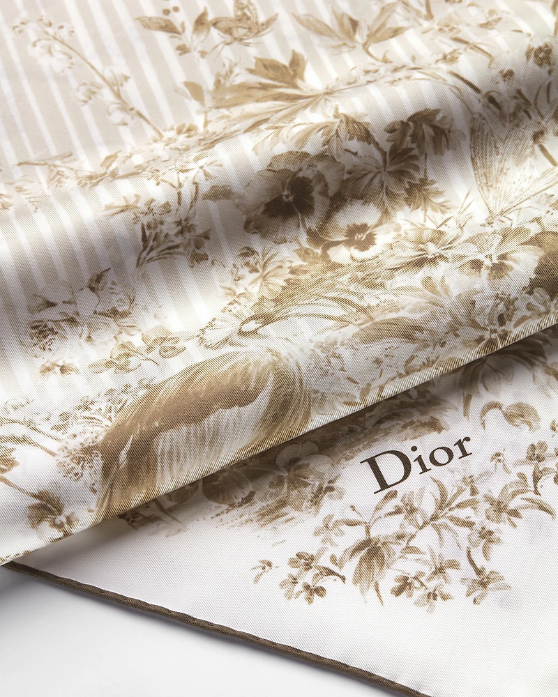 Dioriviera Toile de Jouy Floral Garden Dior Silk Top