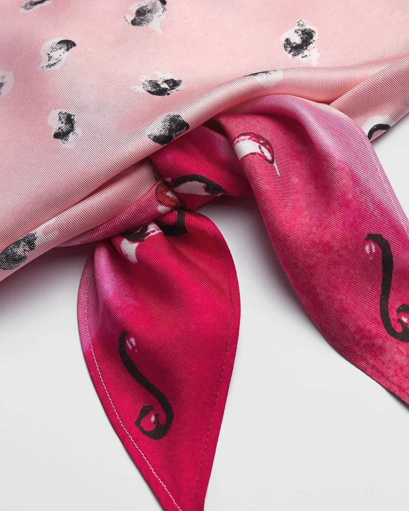 Dioriviera Delicate Ribbon Dior Silk Top