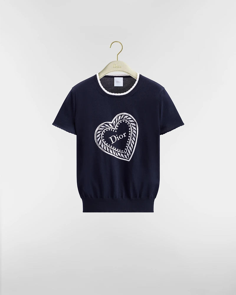 Dior Qixi Short-Sleeved Sweater