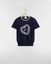 Dior Qixi Short-Sleeved Sweater