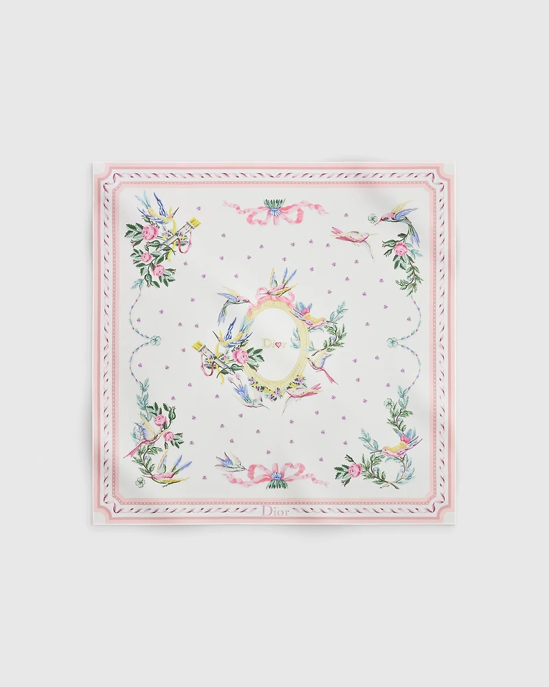 Dior Qixi Dior Colibri 90 Square Scarf