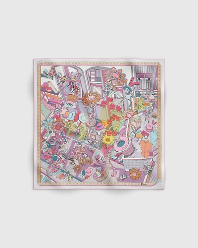 Dior Atelier 90 Square Scarf
